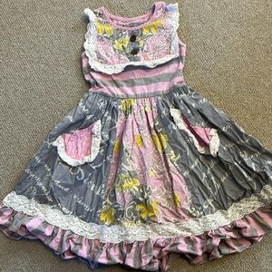 Mustard pie dress 4T